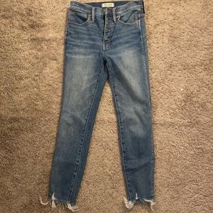 Madewell high rise skinny jeans